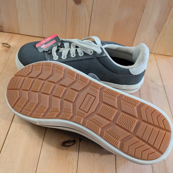 BRAHMA Steel Toe For Her Gray and White Sneakers Size 5.5 - Picture 6 of 8